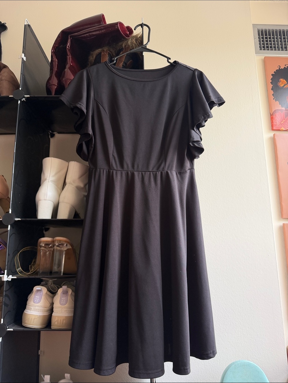 Women's Flutter Sleeve Dress | Size: S/M